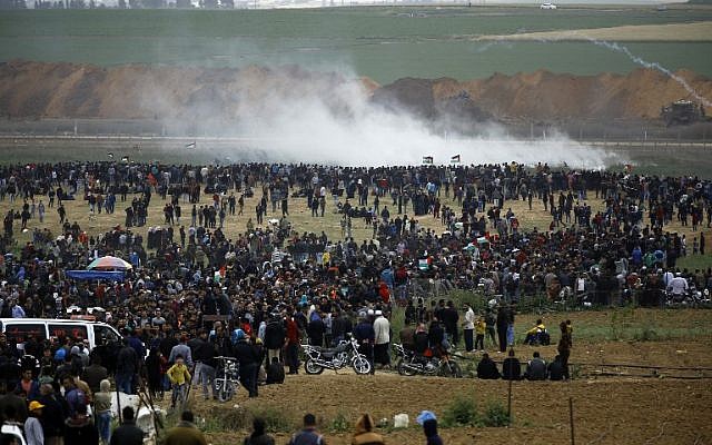 Riots on Israels border