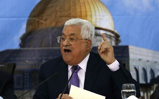 ‘Over my dead body,’ Abbas reportedly says amid Gaza ceasefire talk