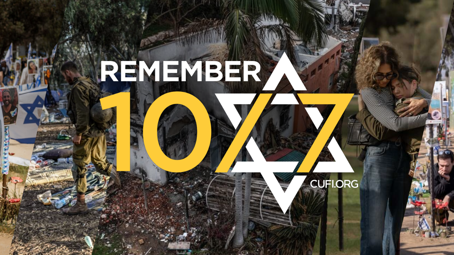 Sacramento, CA – October 7 Remembrance Display