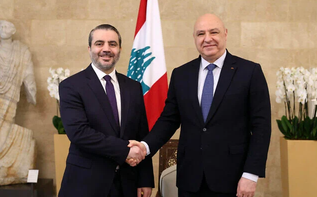 (Photo by Lebanese Presidency / AFP)