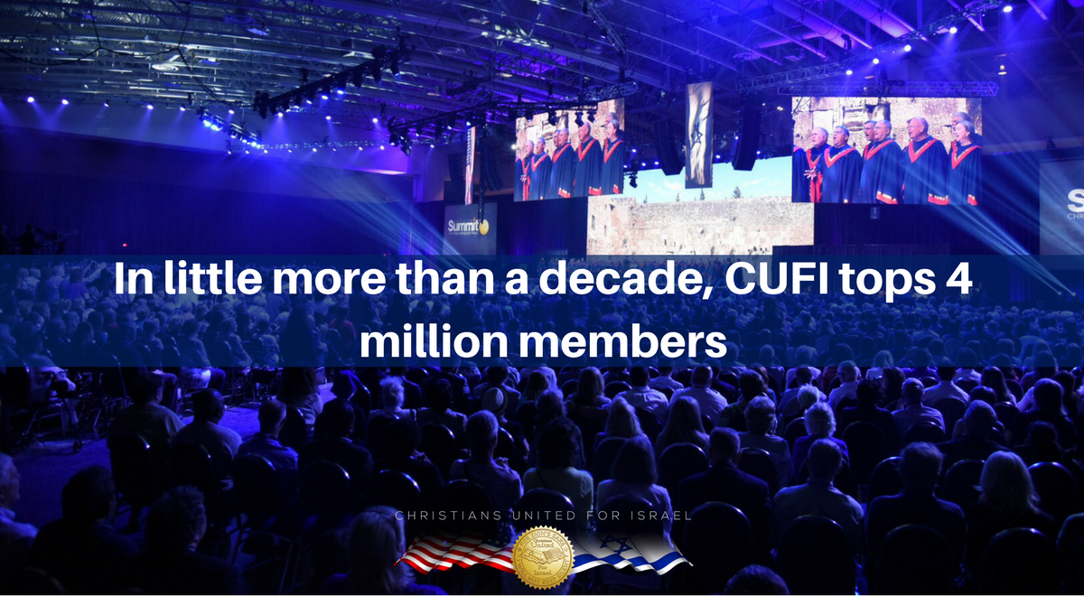 In little more than a decade, CUFI tops 4 million members