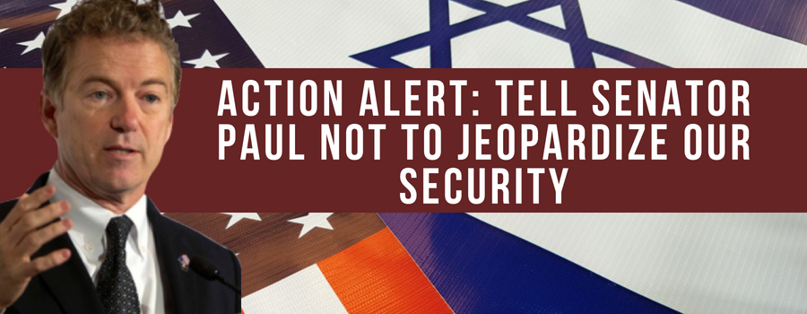 CUFI Action Alert Opposing Sen. Paul’s Effort to End Security Assistance to Israel Draws 80,000 Responses