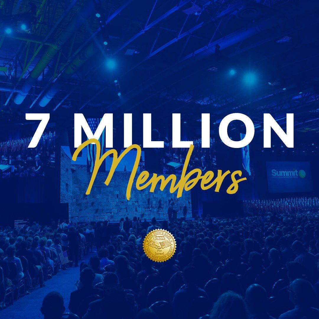 CUFI Crosses 7 Million Members As Washington Summit Welcomes U.S., Israeli Leaders