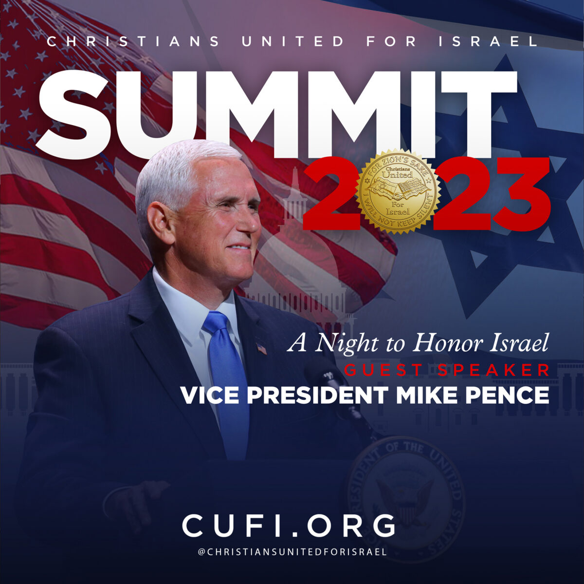 Vice President Pence To Address CUFI Washington Summit