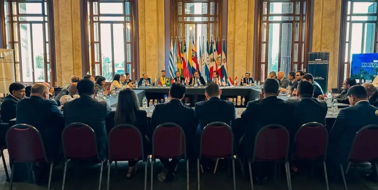 In a significant show of regional cooperation, lawmakers from across Latin America convened in Montevideo last week for the First Congress of the Latin American Coalition of Legislators Against Antisemitism, aimed at developing a coordinated strategy to combat rising Jew-hatred across the continent. (photo credit: Courtesy)