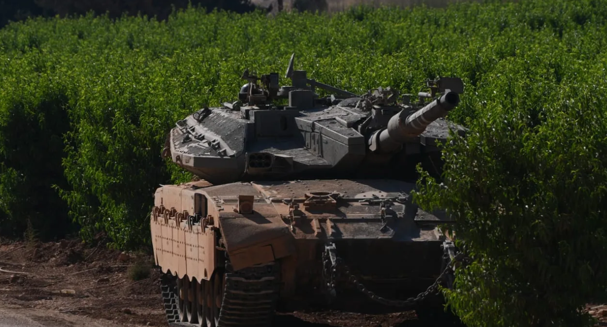 Israeli soldiers are seen along the Israeli border with Lebanon in northern Israel, June 8, 2026. (photo credit: AYAL MARGOLIN/FLASH90)