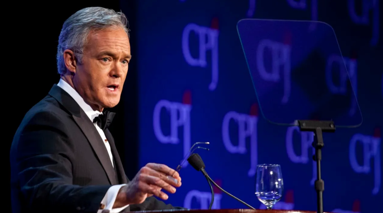 Scott Pelley of CBS, hosts the Committee to Protect Journalists' International Press Freedom Awards at the Waldorf Astoria on November 26, 2013 in New York City. The annual awards ceremony recognizes journalists who risk their lives and liberty defending press freedom
