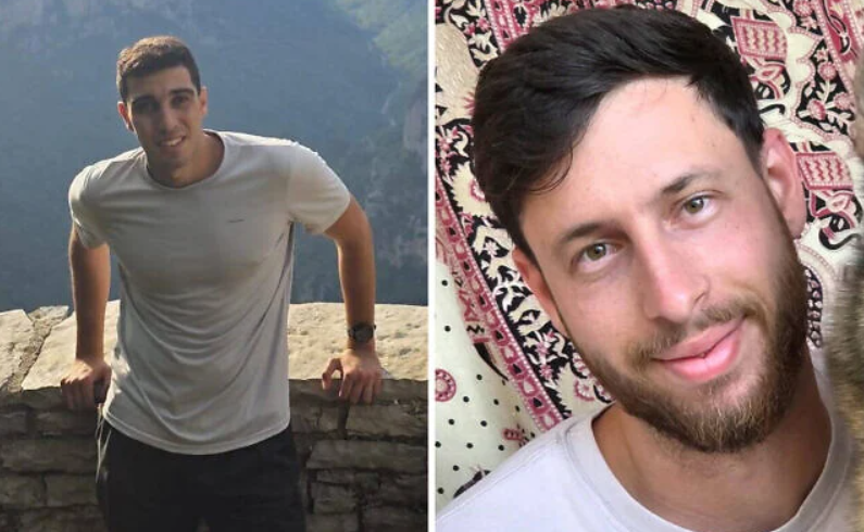 Master Sgt. (res.) Ofek Moalem (left) and Master Sgt. (res.) Nadav Kali (right), who were killed when an IDF drone exploded during operations in the Gaza Strip on September 24, 2026. (Courtesy)