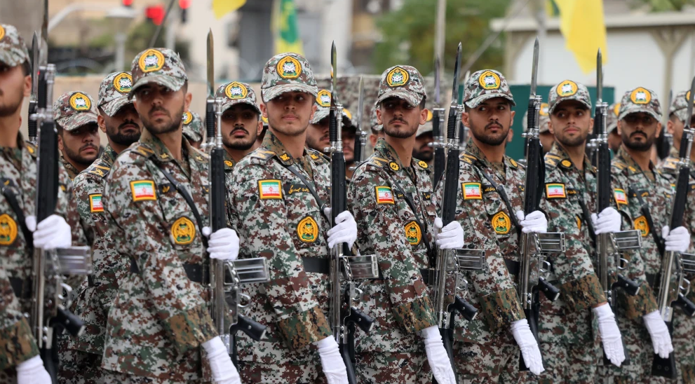 The Iranian army inauguration of a training center for “Jan-Fadayan” (those willing to sacrifice their lives) volunteers, Haft-e-Tir Square, central Tehran, Oct. 3, 2026. Photo by Atta Kenare/AFP via Getty Images.