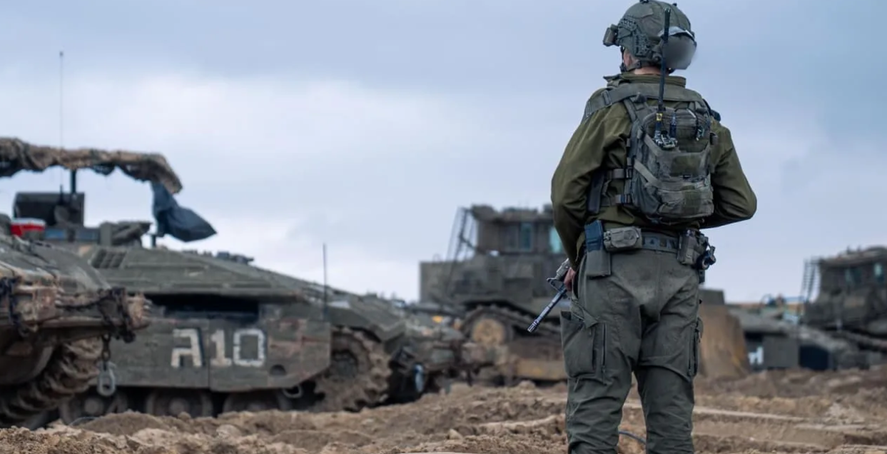 Soldiers from the IDF's 7th Armored Brigade operating in the Gaza Strip, January 14, 2026; illustrative. (photo credit: IDF SPOKESPERSON'S UNIT)