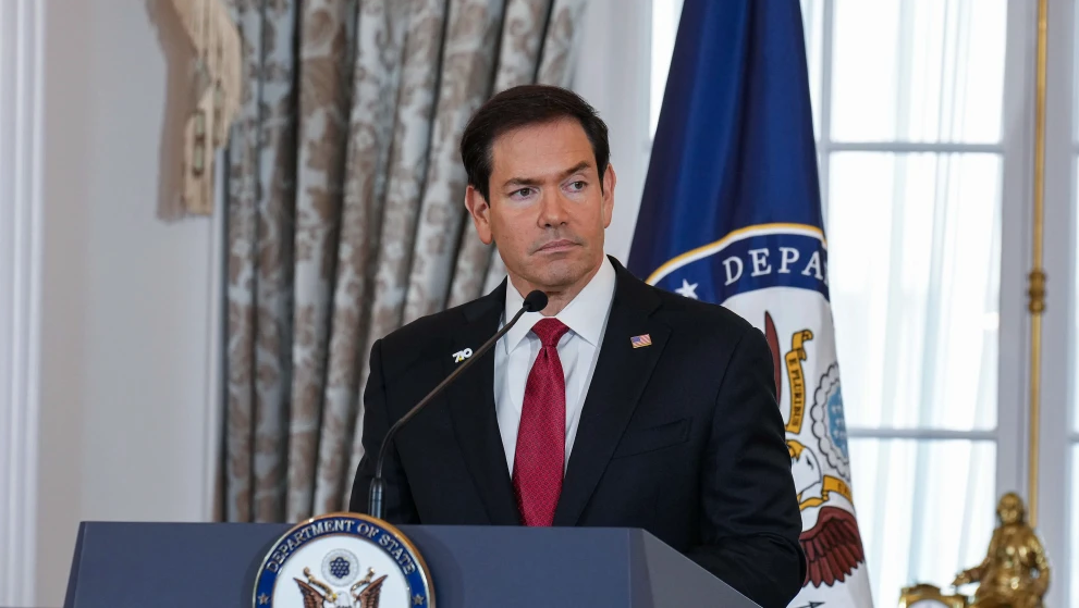Secretary of State Marco Rubio hosts a memorial for U.S. victims of the Oct. 7, 2023, attack at the State Department in Washington, D.C., Oct. 14, 2026. Credit: Freddie Everett/State Department.